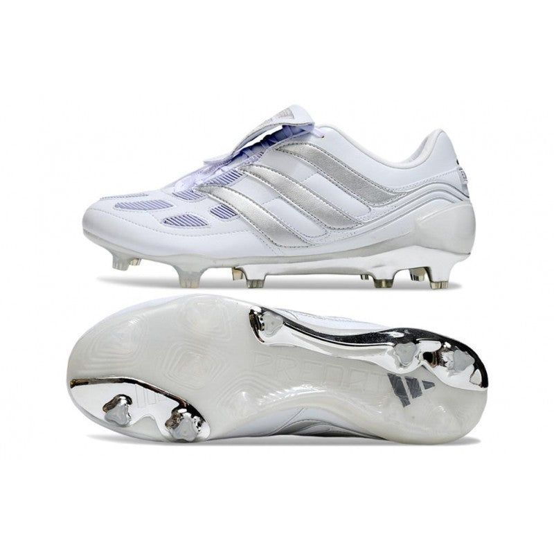 Adidas Predator Elite Fold Over Tongue FG Blanc Argent