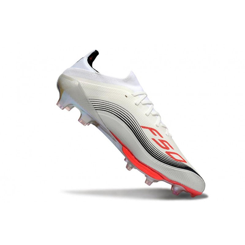 Adidas F50+ FG X Messi Blanc Ftwr Rouge Lucide Argent Mét