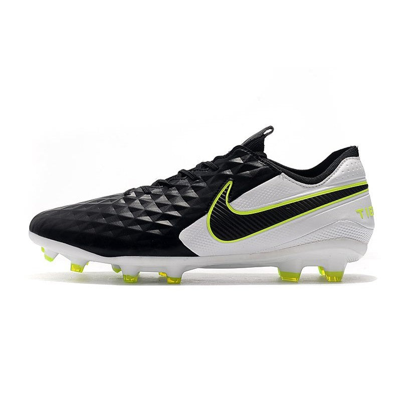 Nike Crampons Nouveau Tiempo Legend 8 Elite FG Noir Blanc
