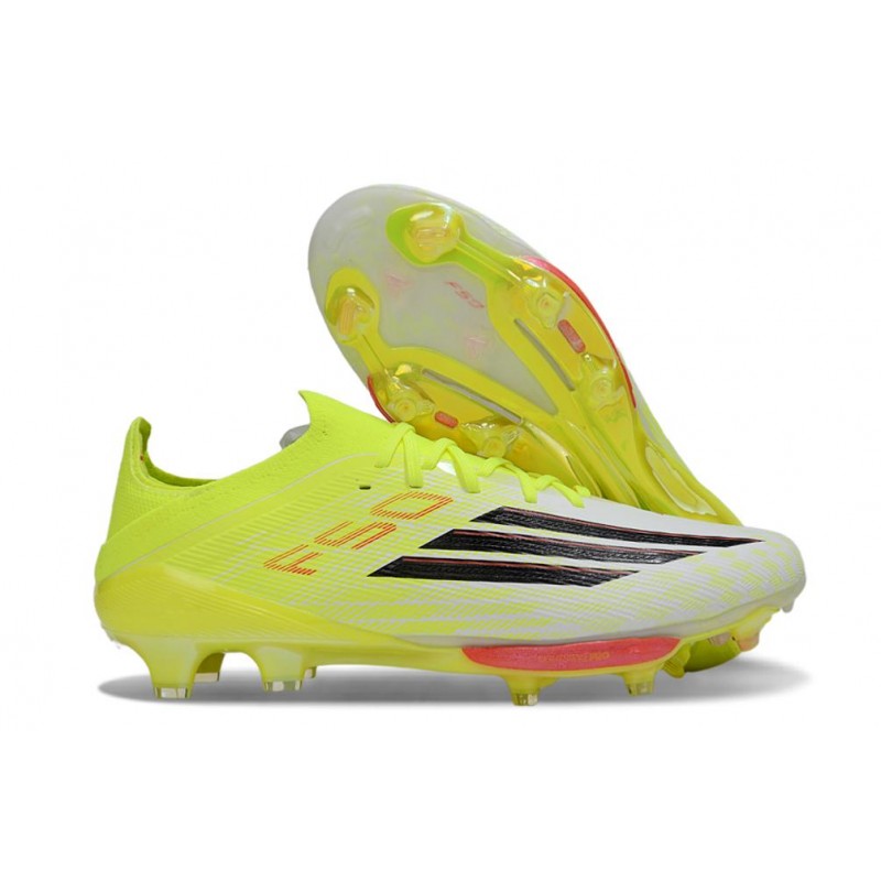 Adidas F50+ FG Jaune Noir