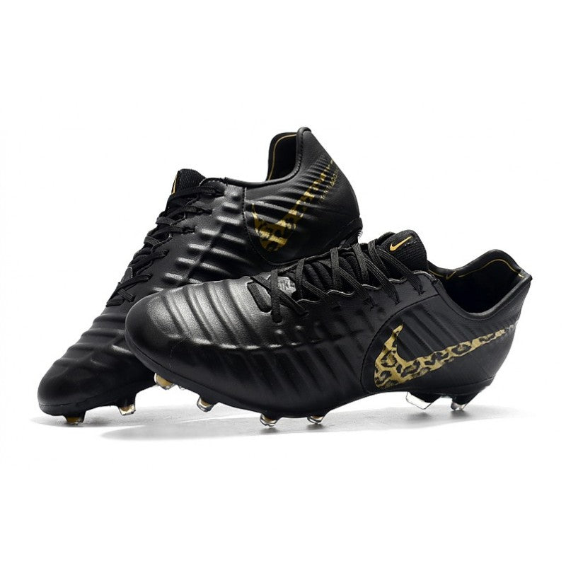 Nike Crampons Tiempo Legend VII Elite FG Noir Safari