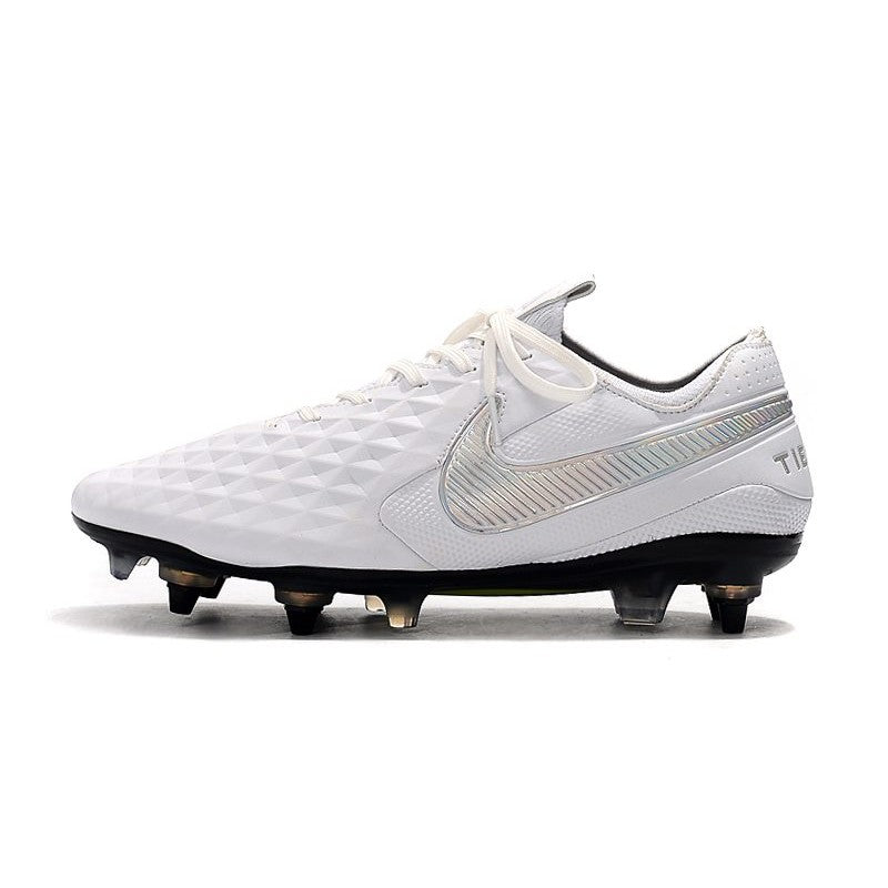 Nike Tiempo Legend 8 Elite SG PRO AC Blanc Platine Gris