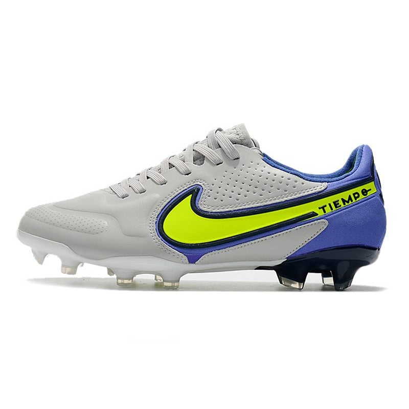 Nike Tiempo Legend 9 Elite FG Nouveau Gris Brouillard Volt Sapphire