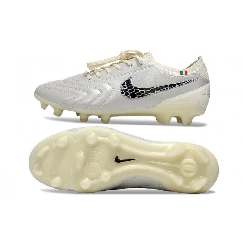 Nike Tiempo Legend X Elite FG Blanc Argent
