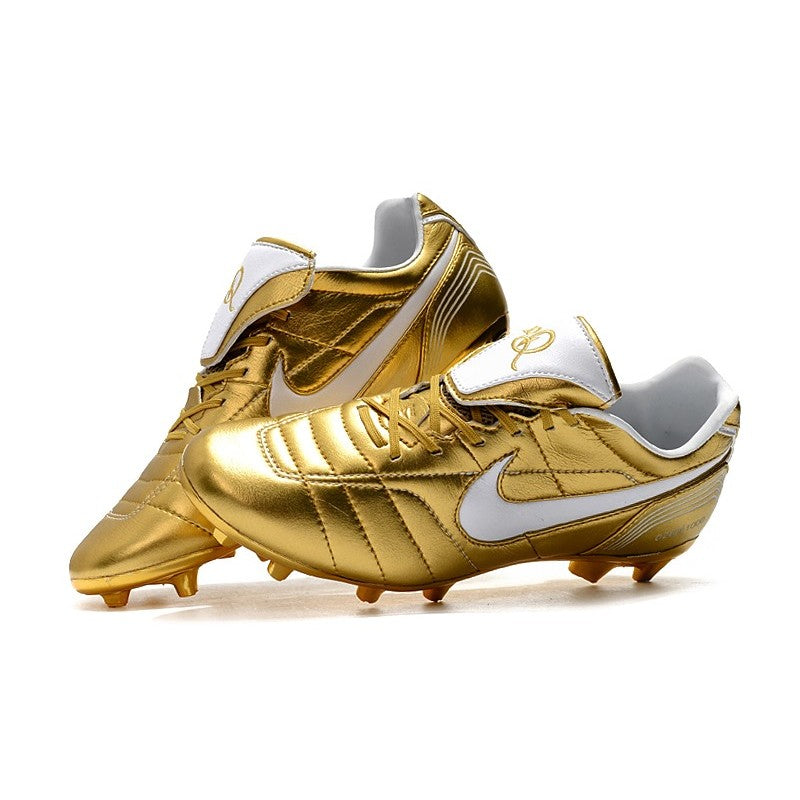 Nike Crampons Tiempo Legend VII R10 Elite FG Or Noir