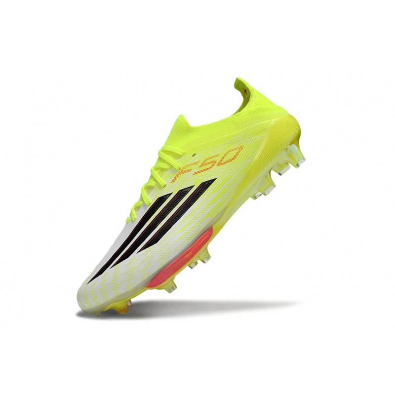 Adidas F50+ FG Jaune Noir