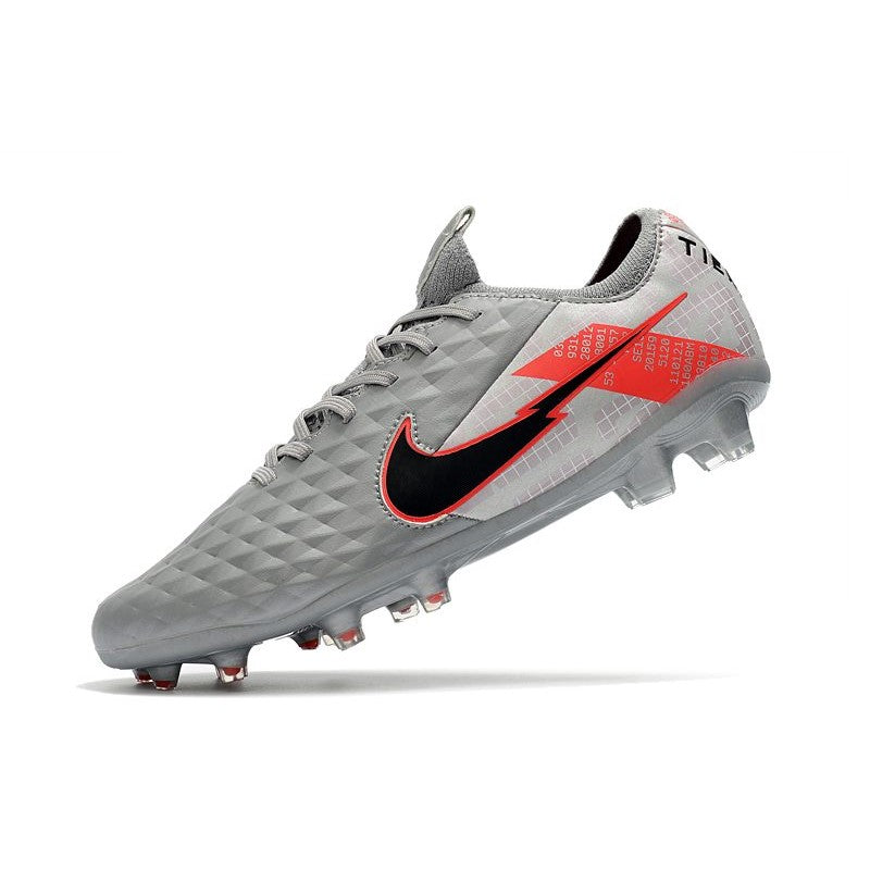 Nike Tiempo Legend VIII Elite FG Gris Noir Rouge