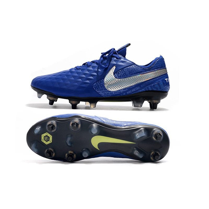 Nike Tiempo Legend 8 Elite SG PRO AC Bleu Argent
