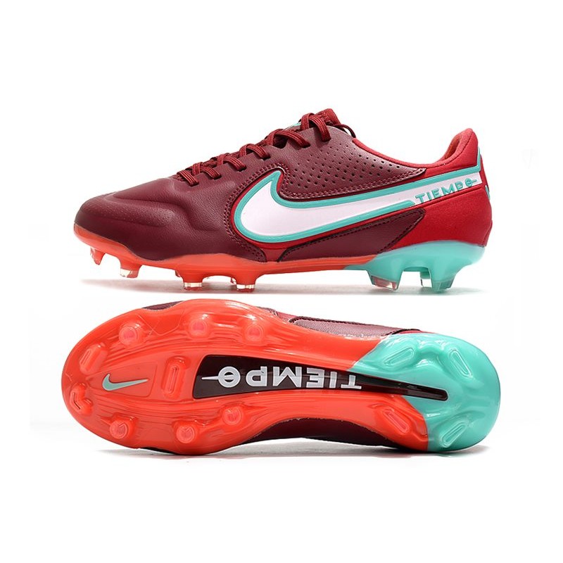 Nike Tiempo Legend 9 Elite FG Nouveau Rouge Equipe Blanc Hibiscus Mystique