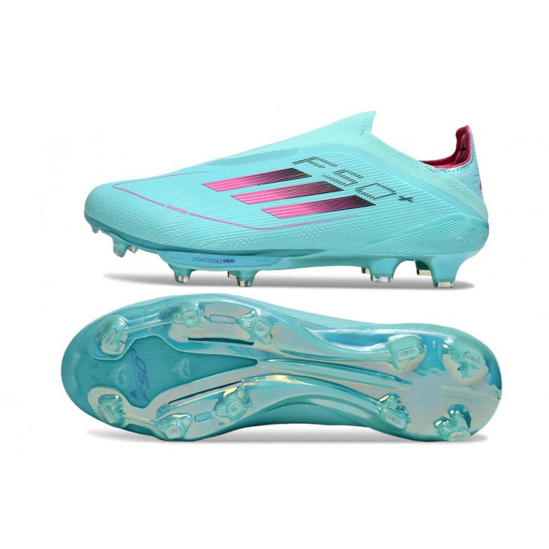 Adidas F50+ Sans Lacets FG Bleu