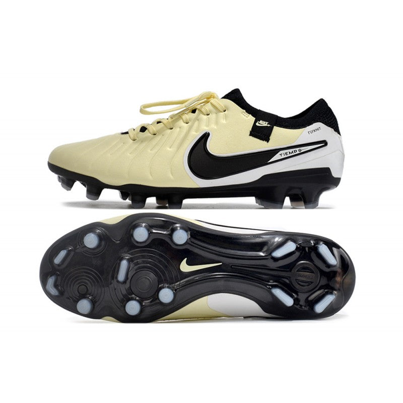 Nike Tiempo Legend 10 Elite FG Beige Noir