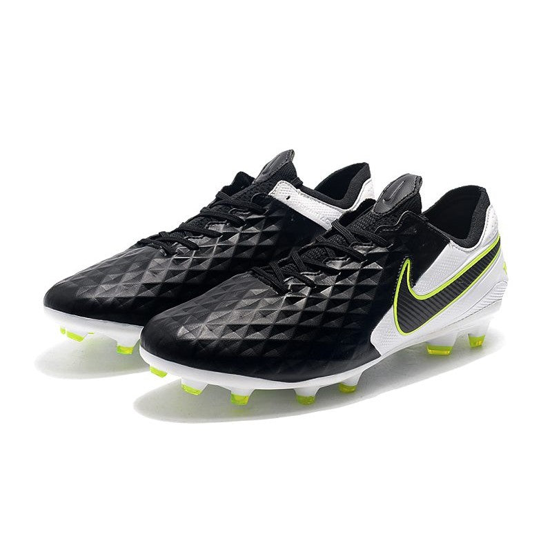 Nike Crampons Nouveau Tiempo Legend 8 Elite FG Noir Blanc