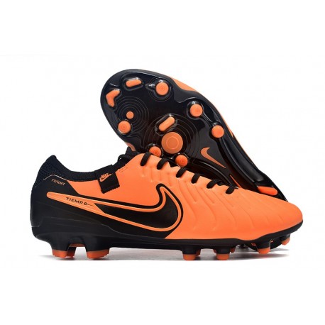Nike Tiempo Legend 10 Elite FG Orange Noir