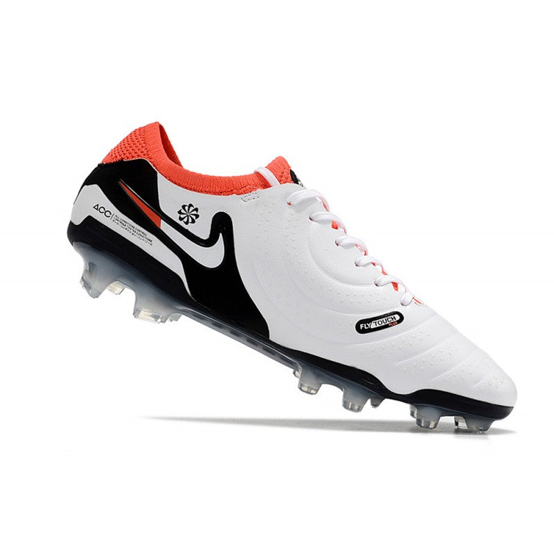 Nike Tiempo Legend 10 Elite FG Blanc Noir Pourpre