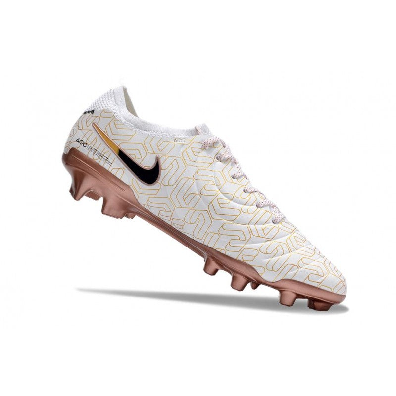 Nike Tiempo Legend 10 Elite FG Blanc Or Noir