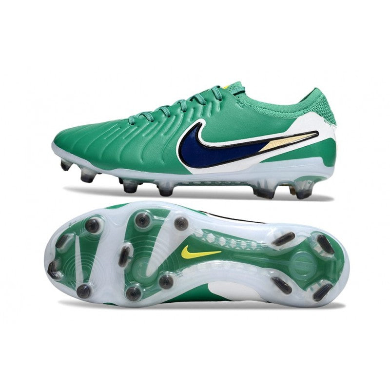 Nike Tiempo Legend X Elite FG Vert Stade Blanc Obsidienne Foncé
