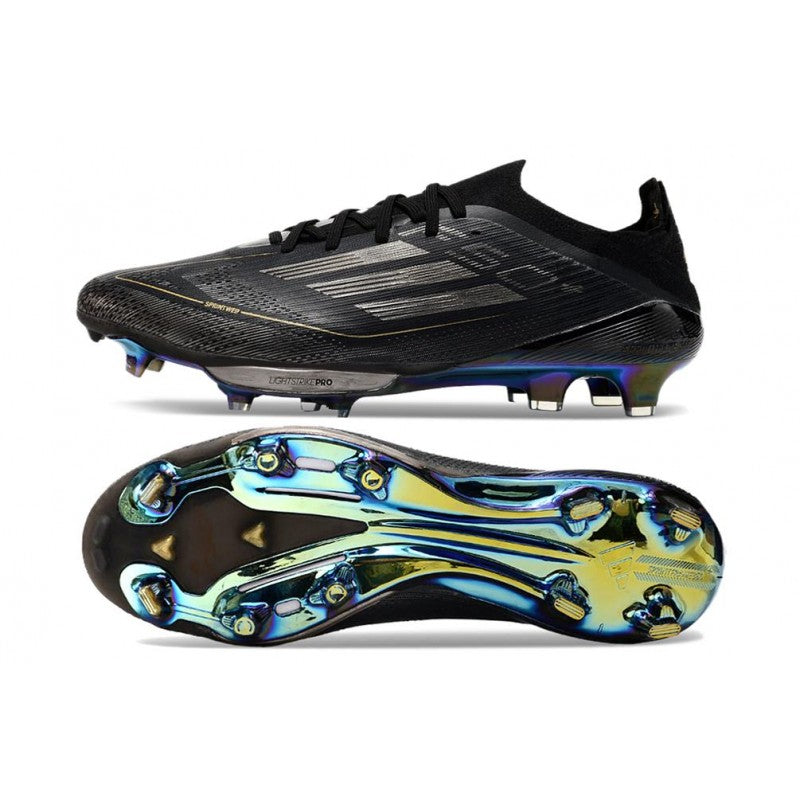 Adidas F50+ Elite FG Dark Spark Noir Argenté Doré
