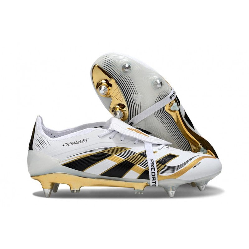 Adidas Predator Elite Foldover Tongue SG Pro Blanc Noir Or