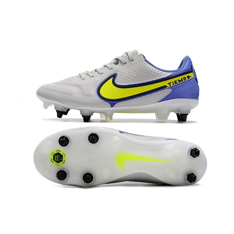 Nike Tiempo Legend 9 Elite SG PRO Gris Brouillard Volt Sapphire