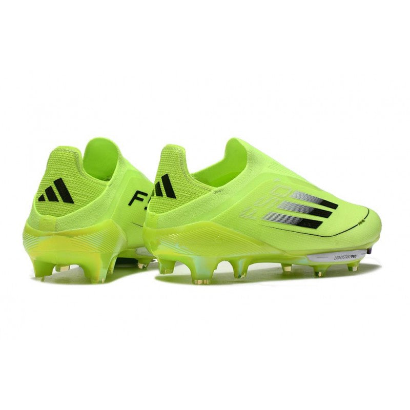 Adidas F50+ Sans Lacets FG Jaune Solaire Noir