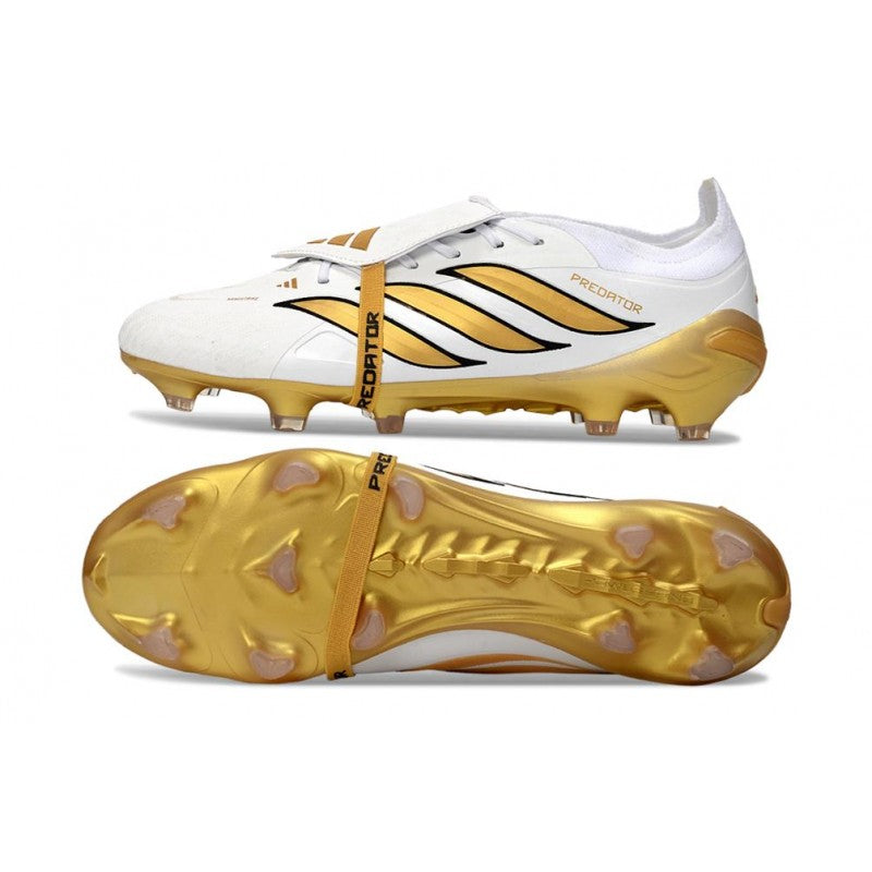 Adidas Predator 26 Elite FT FG Blanc Or