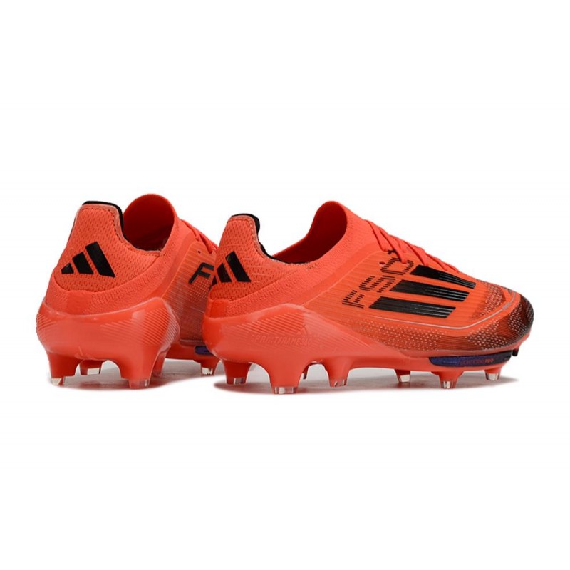 Adidas F50+ Elite FG Turbo Noir Aurore Platin Métallique