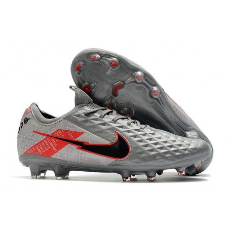 Nike Tiempo Legend VIII Elite FG Gris Noir Rouge