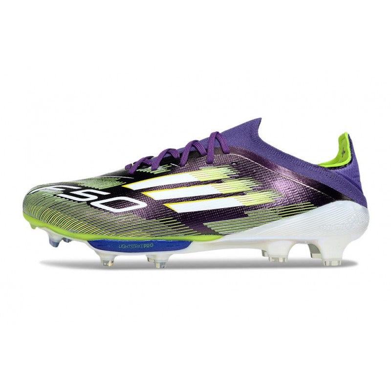 Adidas F50+ FG Violet Rapide Citron Lucide