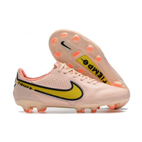 Nike Tiempo Legend 9 Elite FG Nouveau Guava Ice Jaune Strike Sunset Glow