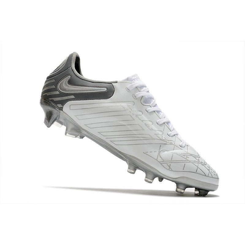 Nike Tiempo Legend 9 Elite FG Nouveau Blanc Gris
