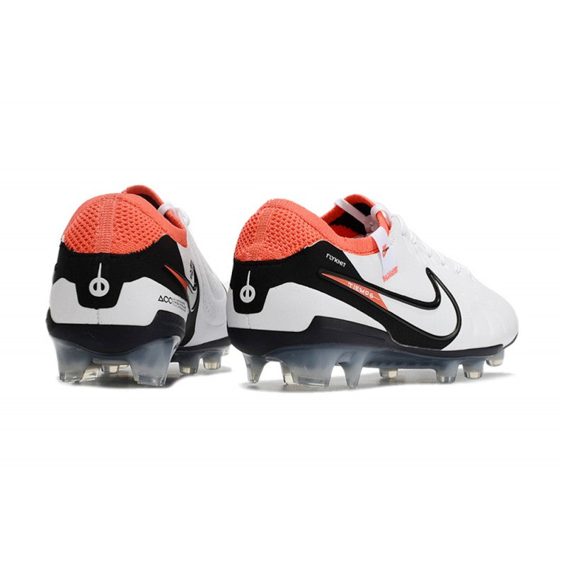 Nike Tiempo Legend 10 Elite FG Blanc Noir Pourpre