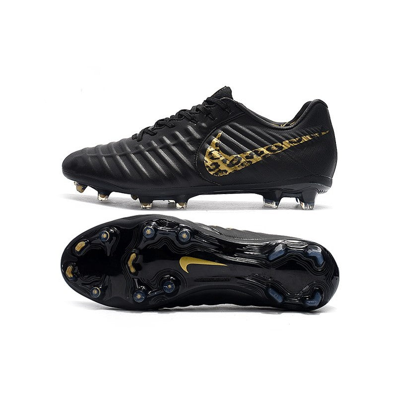 Nike Crampons Tiempo Legend VII Elite FG Noir Safari