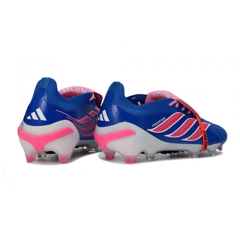 Adidas Predator 26 Elite FT FG Bleu Rapide Rose Explosif