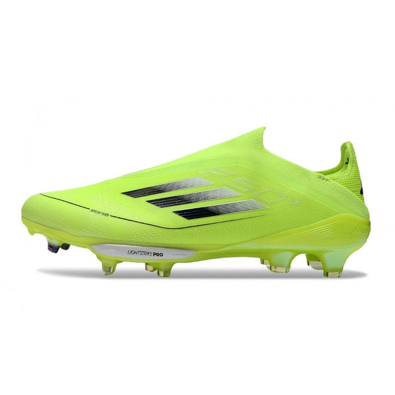 Adidas F50+ Sans Lacets FG Jaune Solaire Noir