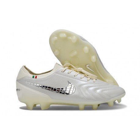 Nike Tiempo Legend X Elite FG Blanc Argent