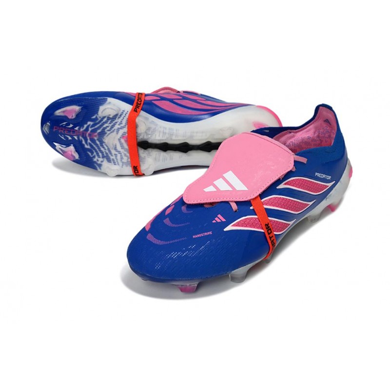 Adidas Predator 26 Elite FT FG Bleu Rapide Rose Explosif