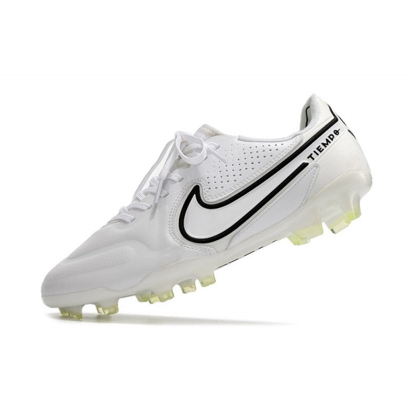 Nike Tiempo Legend 9 Elite FG Nouveau Blanc Noir