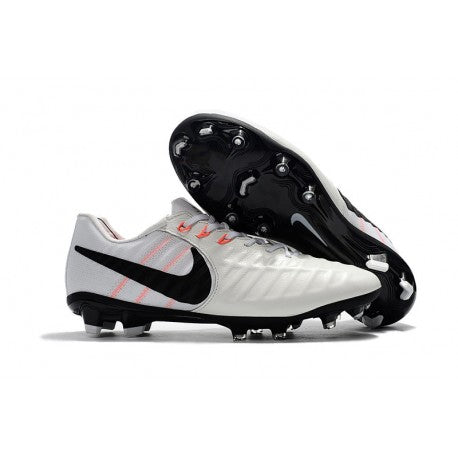 Nike Tiempo Legend VII FG Crampons Blanc Noir