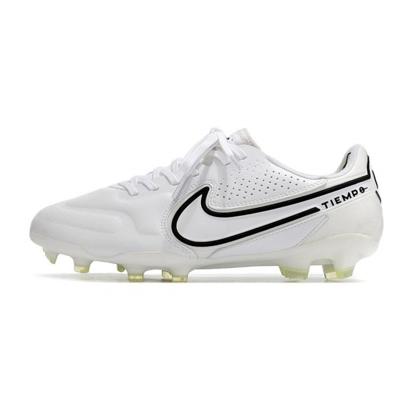 Nike Tiempo Legend 9 Elite FG Nouveau Blanc Noir