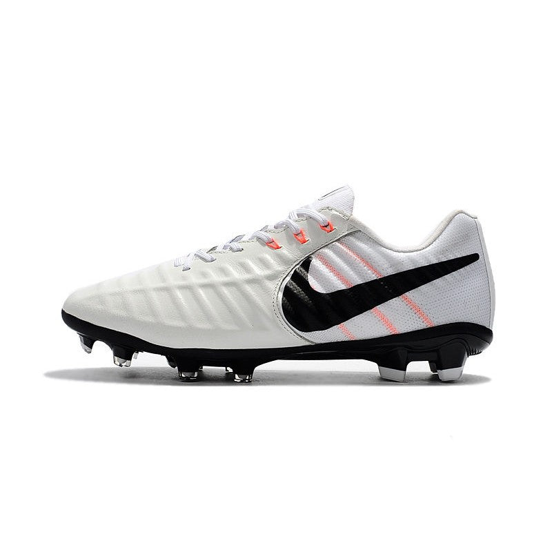 Nike Tiempo Legend VII FG Crampons Blanc Noir