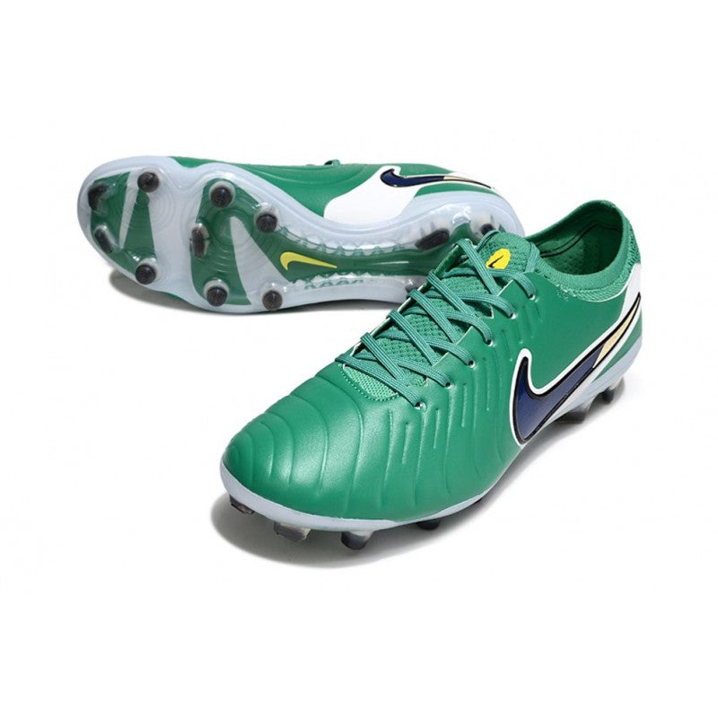 Nike Tiempo Legend X Elite FG Vert Stade Blanc Obsidienne Foncé