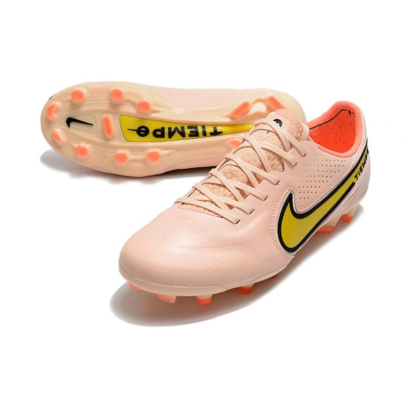 Nike Tiempo Legend 9 Elite FG Nouveau Guava Ice Jaune Strike Sunset Glow