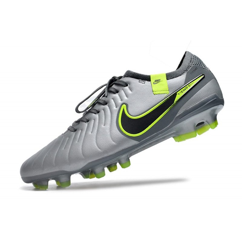 Nike Tiempo Legend 10 Elite FG Gris Noir Vert