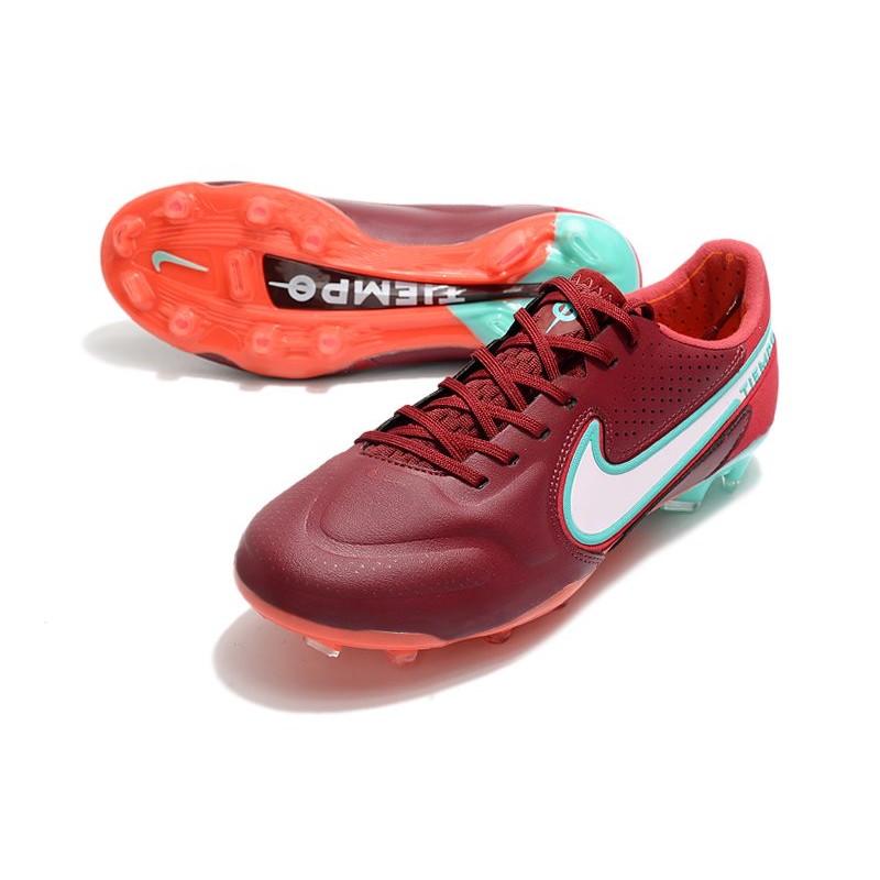 Nike Tiempo Legend 9 Elite FG Nouveau Rouge Equipe Blanc Hibiscus Mystique
