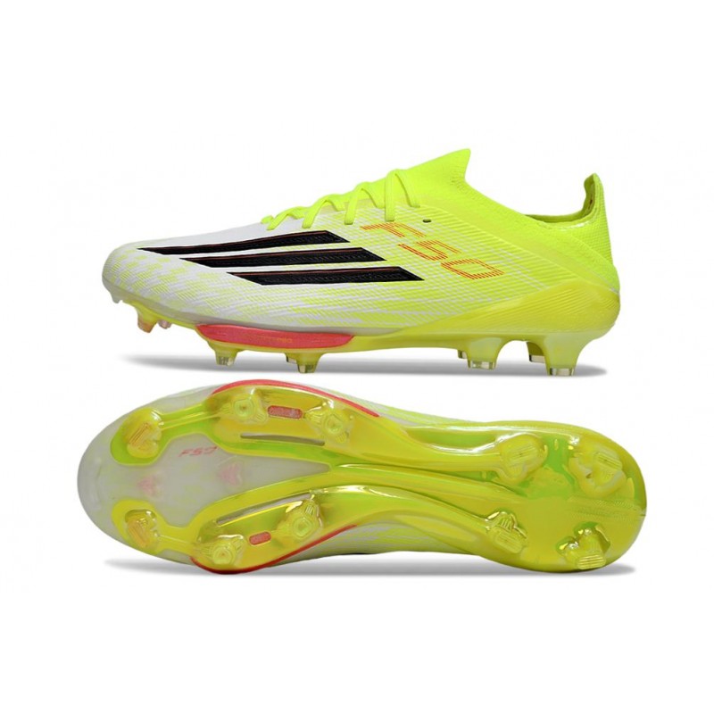 Adidas F50+ FG Jaune Noir