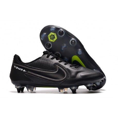 Nike Tiempo Legend 9 Elite SG PRO Noir Foncé Smoke Gris Summit Blanc