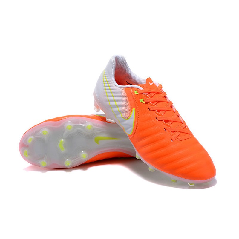 Nike Crampon Foot Tiempo Legend VII FG ACC Orange Blanc