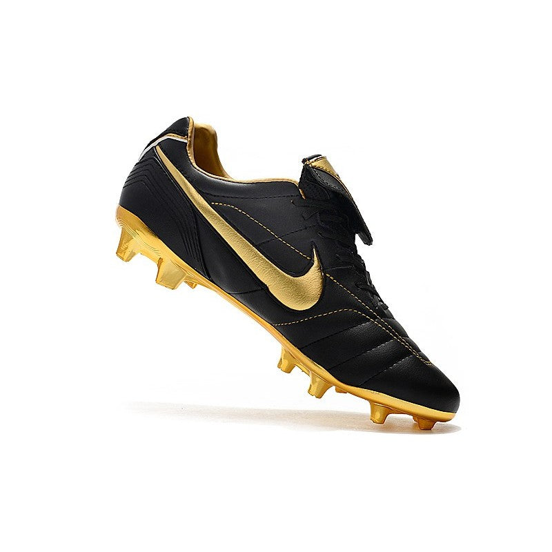 Nike Crampons Tiempo Legend VII R10 Elite FG Noir Or