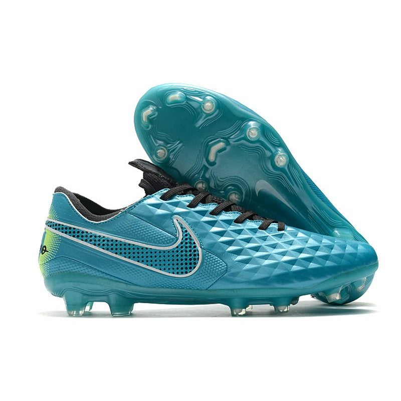 Nike Tiempo Legend VIII Elite FG Aquamarine Blanc Vert Citron