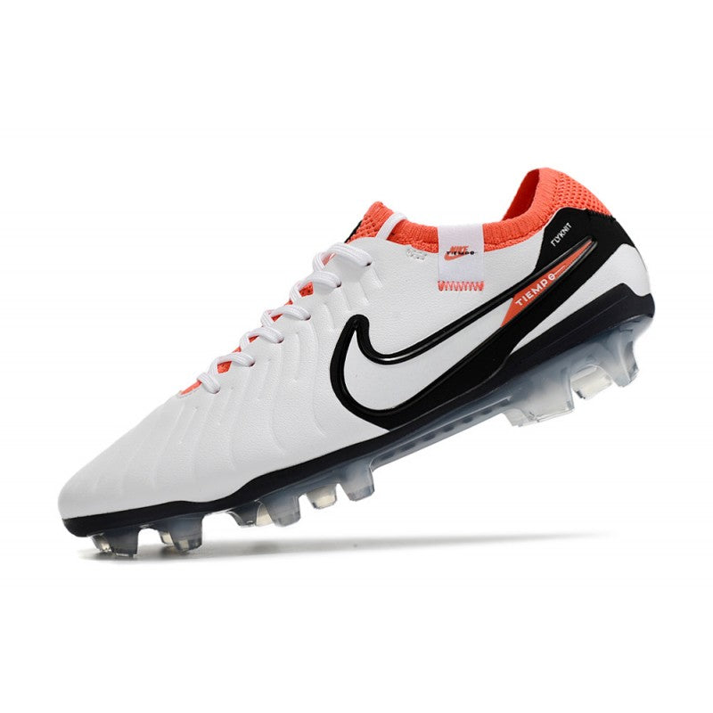 Nike Tiempo Legend 10 Elite FG Blanc Noir Pourpre